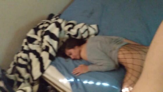 Girlfriend In Fishnets Rides And Pounded