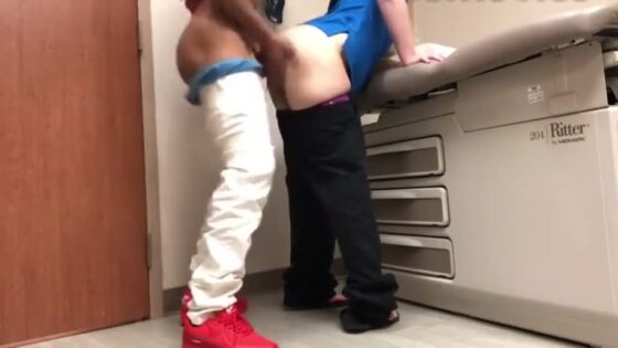 Boyfriend Visits Nurse At Her Work
