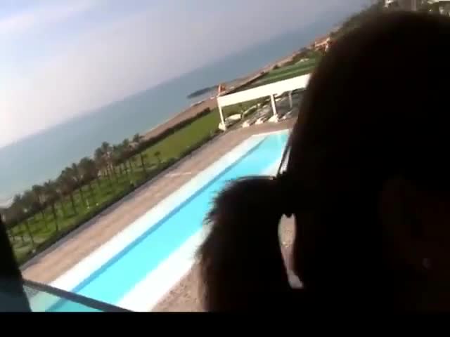 And Facialed On Hotel Balcony featured image
