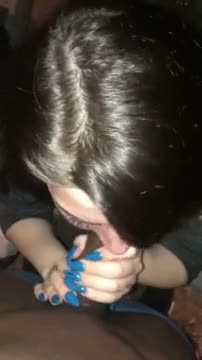 Slut Sucking A Giant Bbc